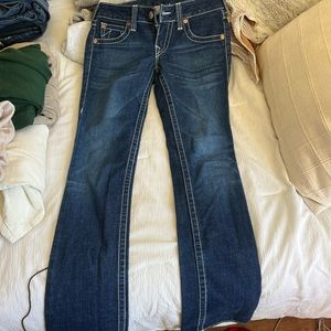 low rise bootcut true religion jeans size 26